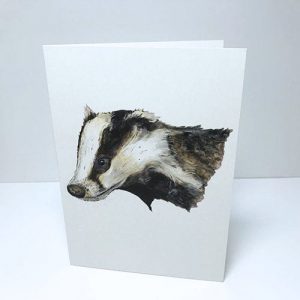 Badger Greetings Card