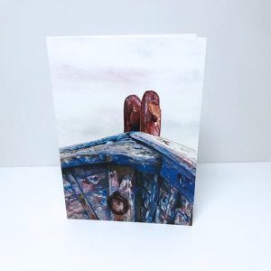 Blue Greetings Card