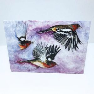 Chaffinches Greetings Card