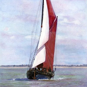 Waveney Barge Print